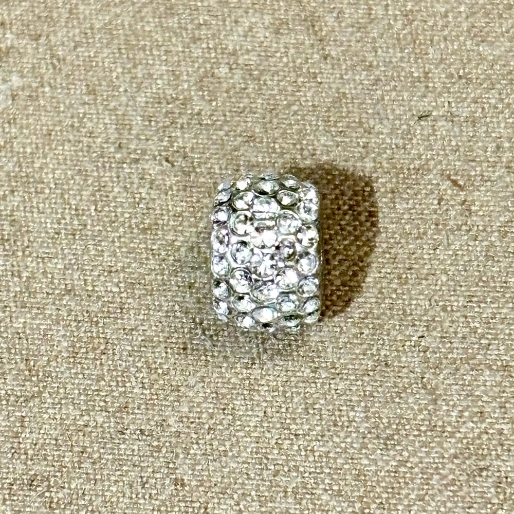 🆕 Brighton Mini Ice Diva bead MINI holder ONLY Clear crystals cover bead Retired